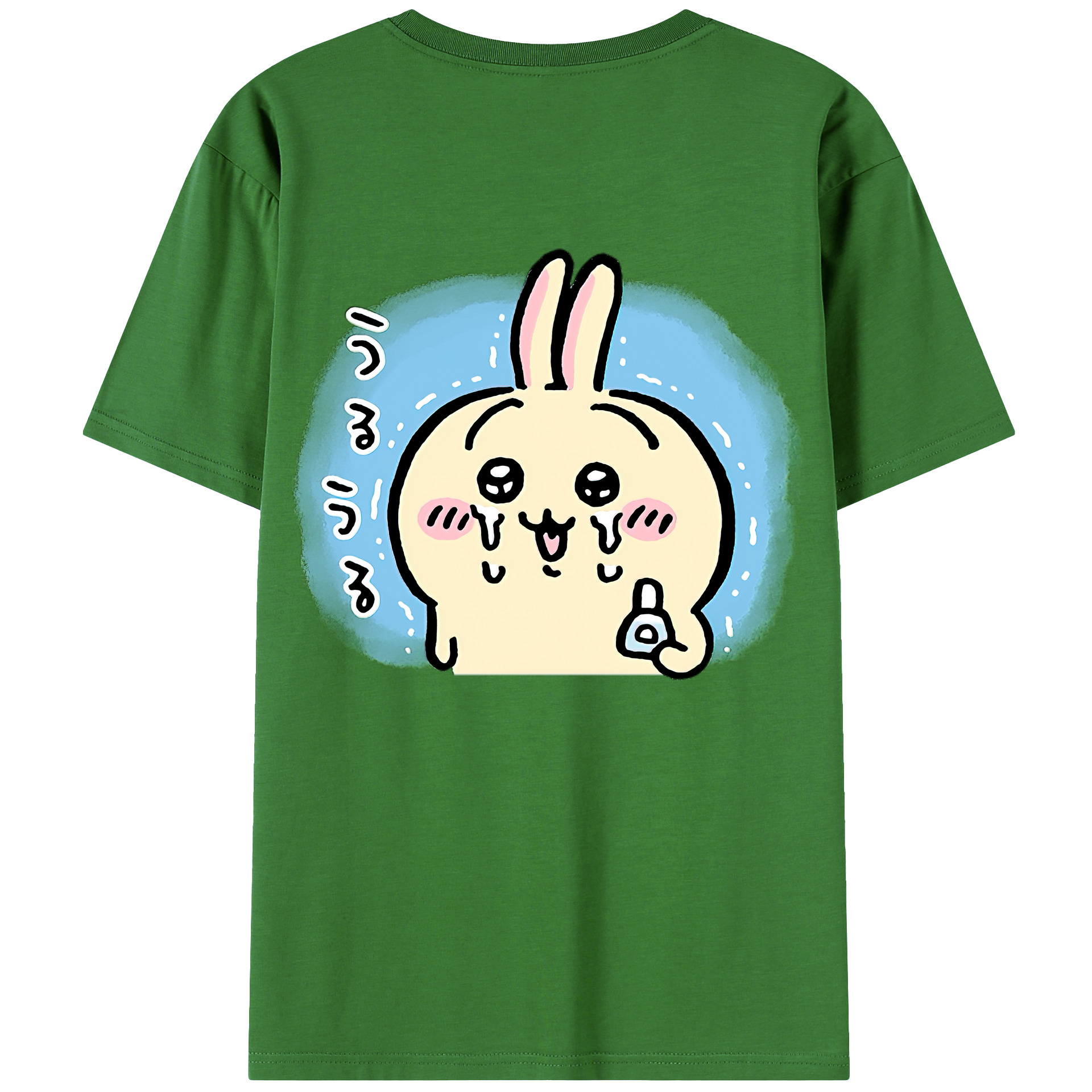 （画像用） ちいかわ うさぎ Chii-kawa usagi レディース半袖Tシャツ(バックプリント)
